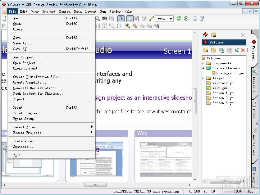 GUI Design,GUI Design Studio Pro,图形用户界面设计