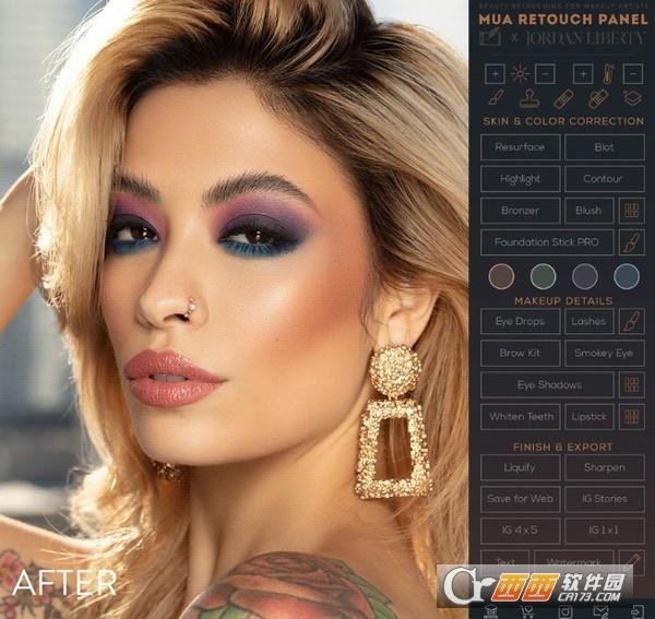美白插件,MUA Retouch Panel.