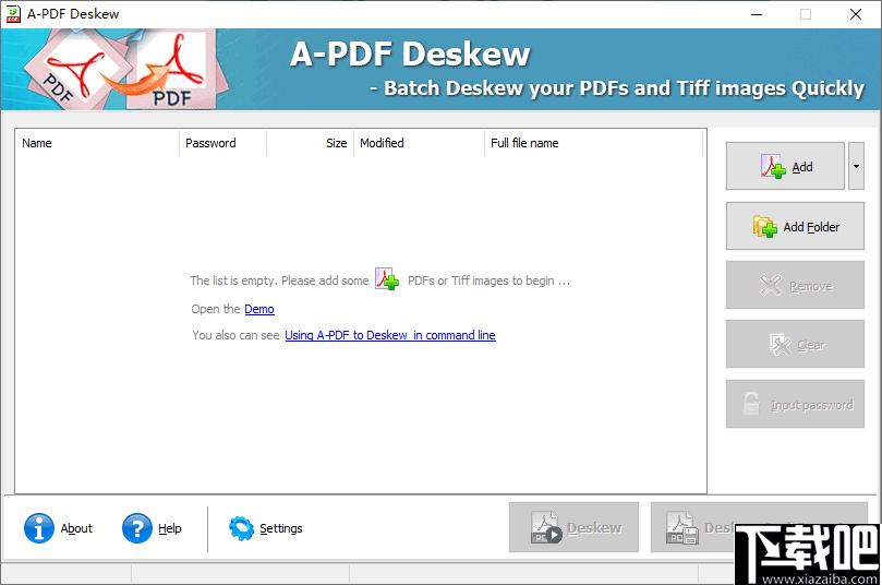 A-PDF Deskew下载,pdf矫正,PDF工具