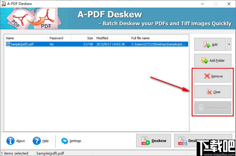 A-PDF Deskew下载,pdf矫正,PDF工具